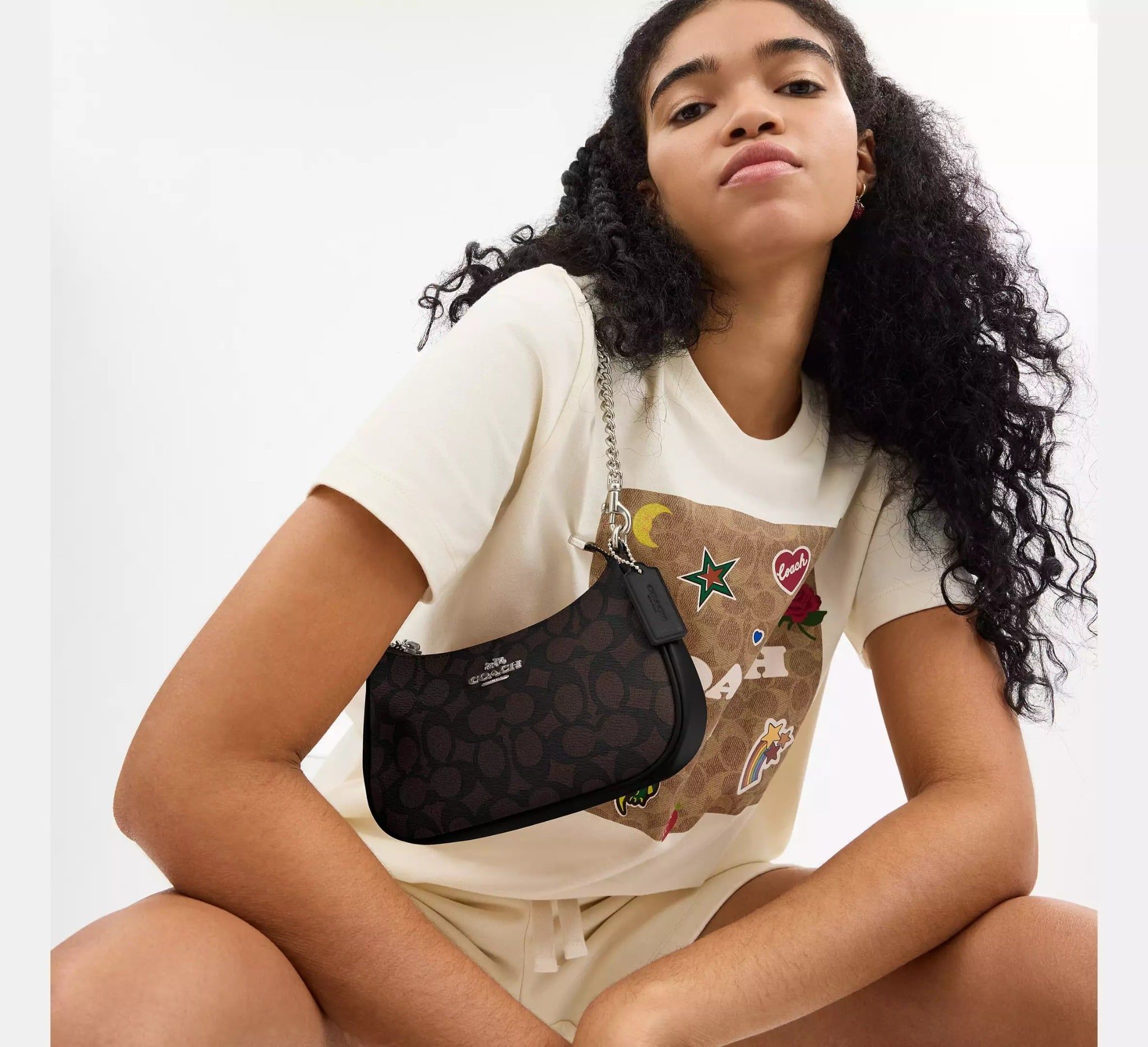  Túi Nữ Coach Teri Mini Crossbody Bag 'Walnut' 