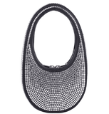  Túi Nữ Coperni Crystal Mini Swipe Bag 'Black' 