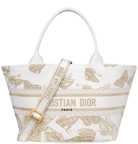  Túi Nữ Dior Hat Basket Bag 'White Gold-tone' 
