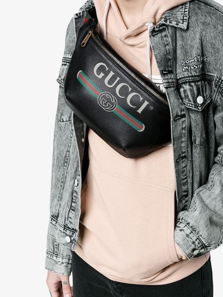 T i N Gucci Print Gucci Small Black 527792 0GCCT 8164 LUXITY