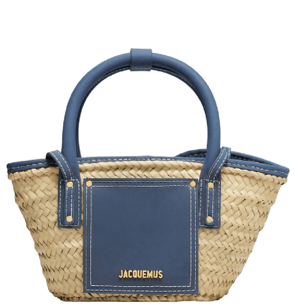  Túi Nữ Jacquemus Small Soli Basket 'Navy' 