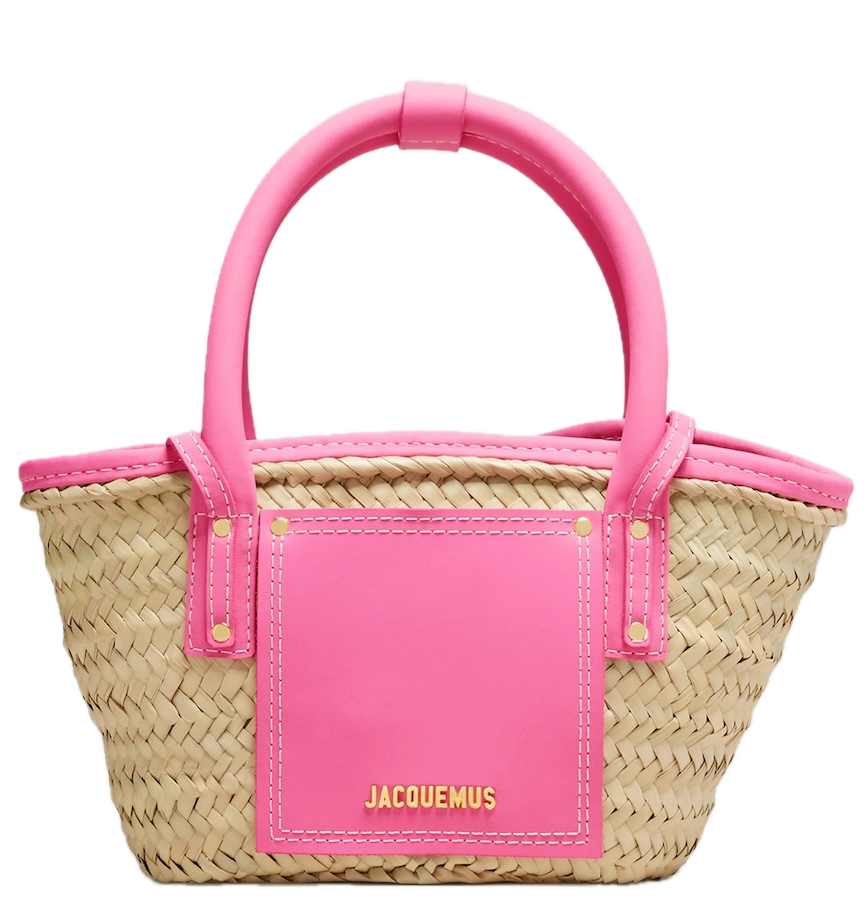  Túi Nữ Jacquemus Small Soli Basket 'Pink' 