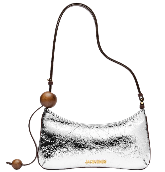  Túi Nữ Jacquemus The Bisou Perle 'Silver' 