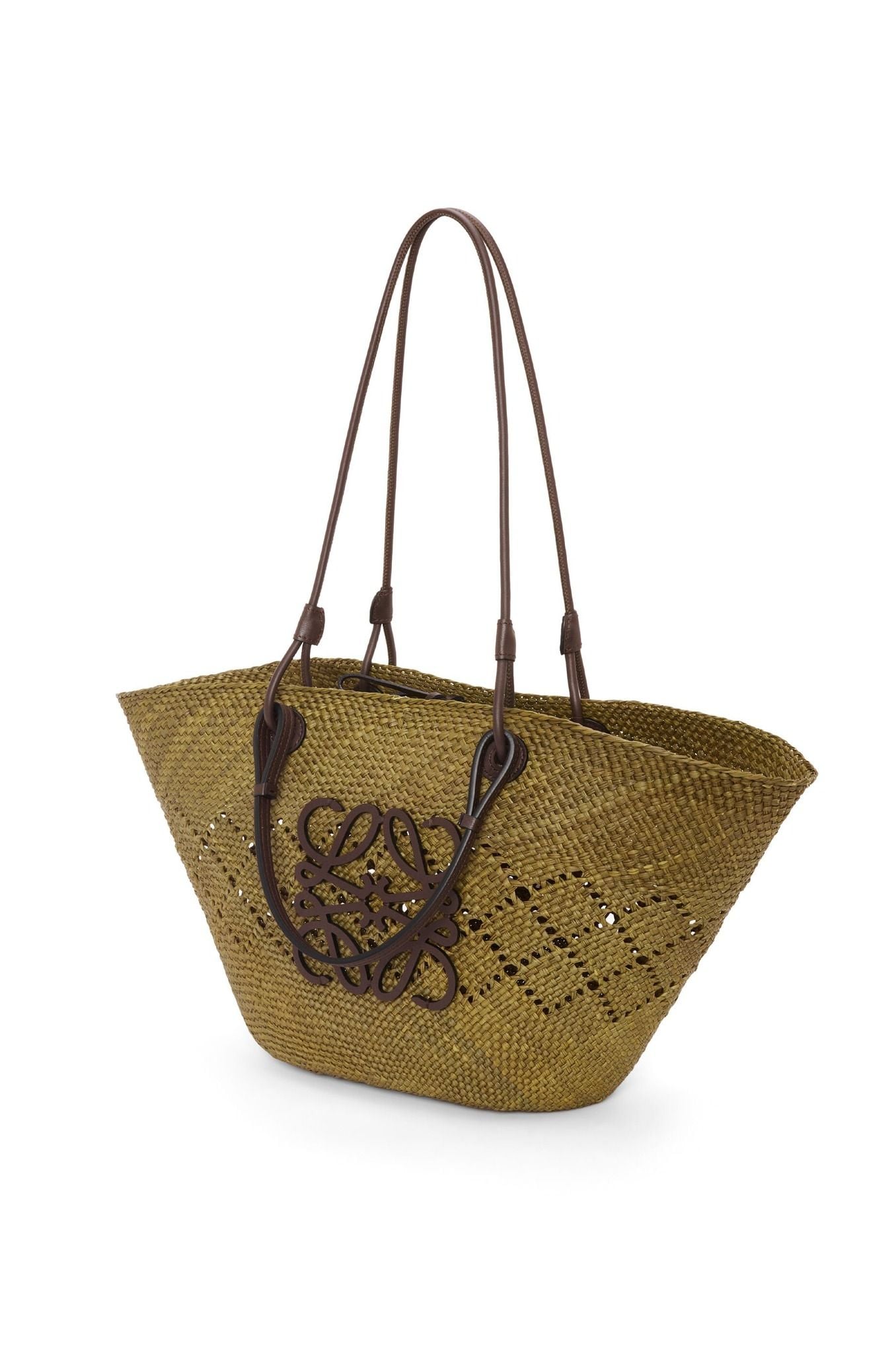  Túi Nữ Loewe Medium Anagram Basket Bag 'Olive' 