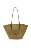  Túi Nữ Loewe Medium Anagram Basket Bag 'Olive' 