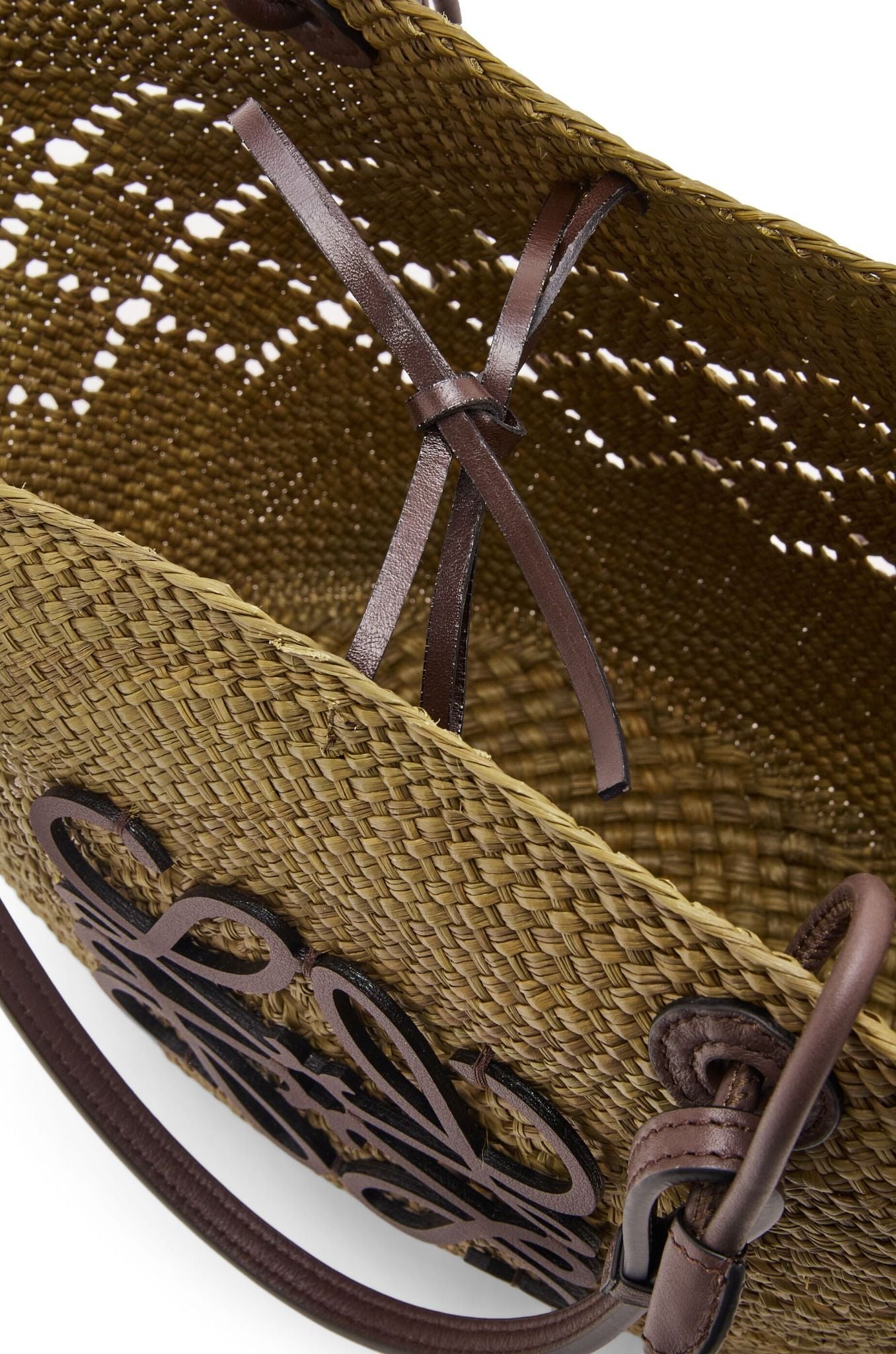 Túi Nữ Loewe Medium Anagram Basket Bag 'Olive' 