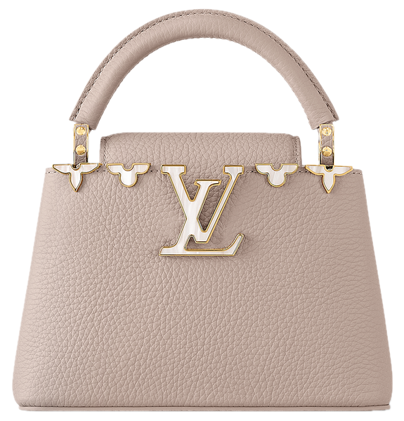  Túi Nữ Louis Vuitton Capucines Mini Bag 'Galet Grey' 