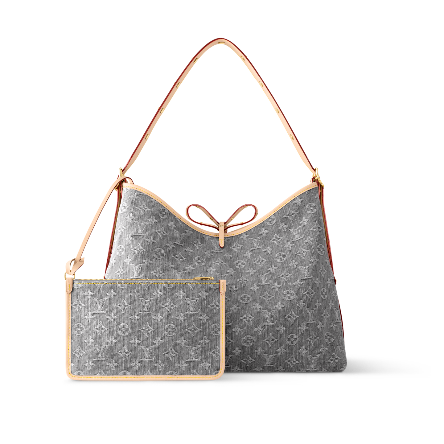  Túi Nữ Louis Vuitton CarryAll MM Bag 'Washed Grey' 