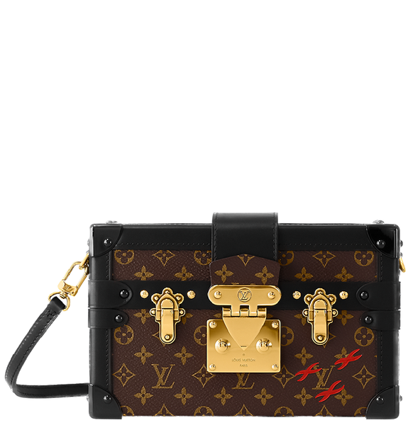  Túi Nữ Louis Vuitton Petite Malle 'Monogram Black' 