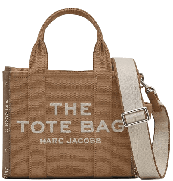  Túi Nữ Marc Jacobs Jacquard Small Tote Bag 'Camel' 