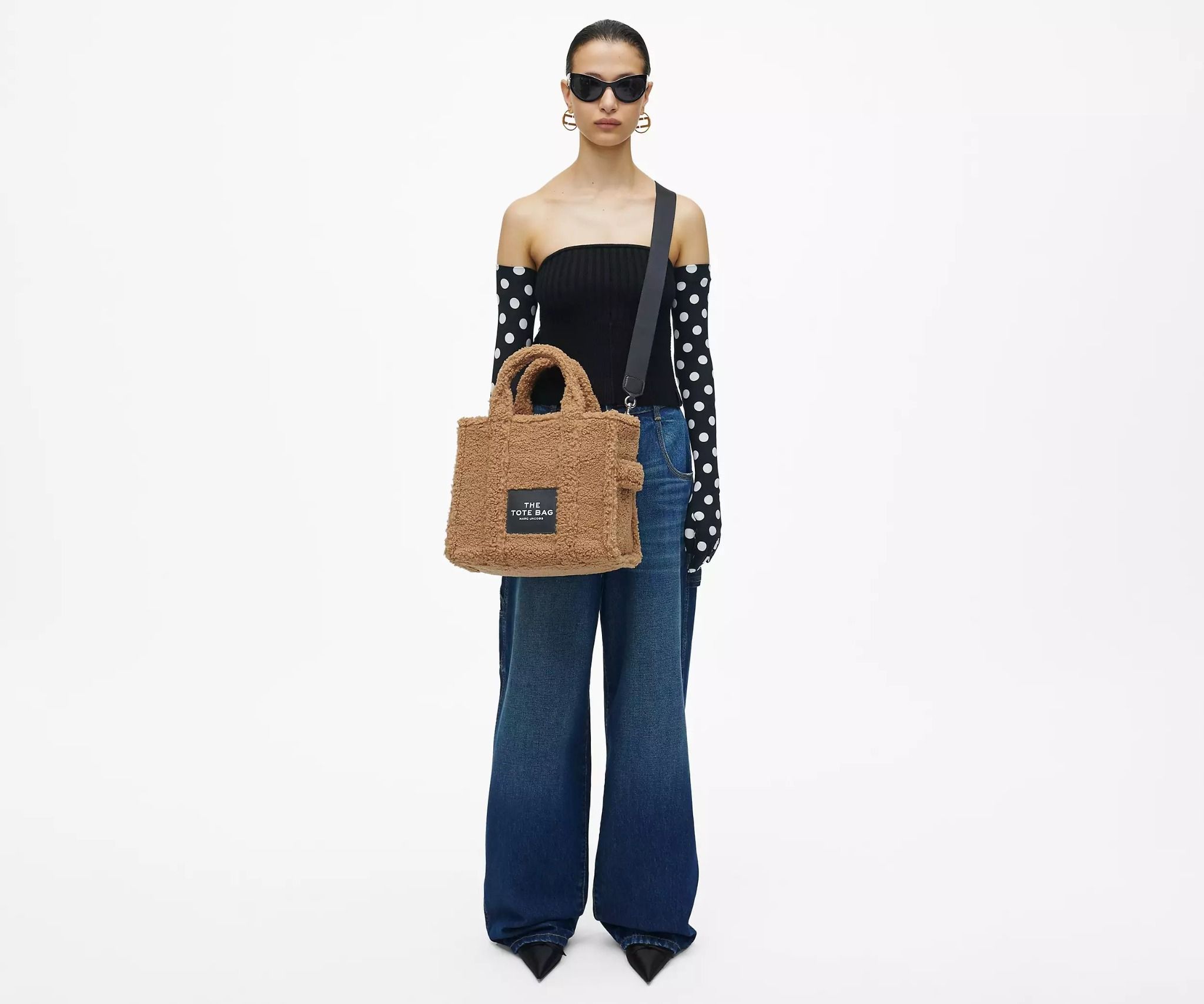  Túi Nữ Marc Jacobs Teddy Medium Tote Bag 'Camel' 