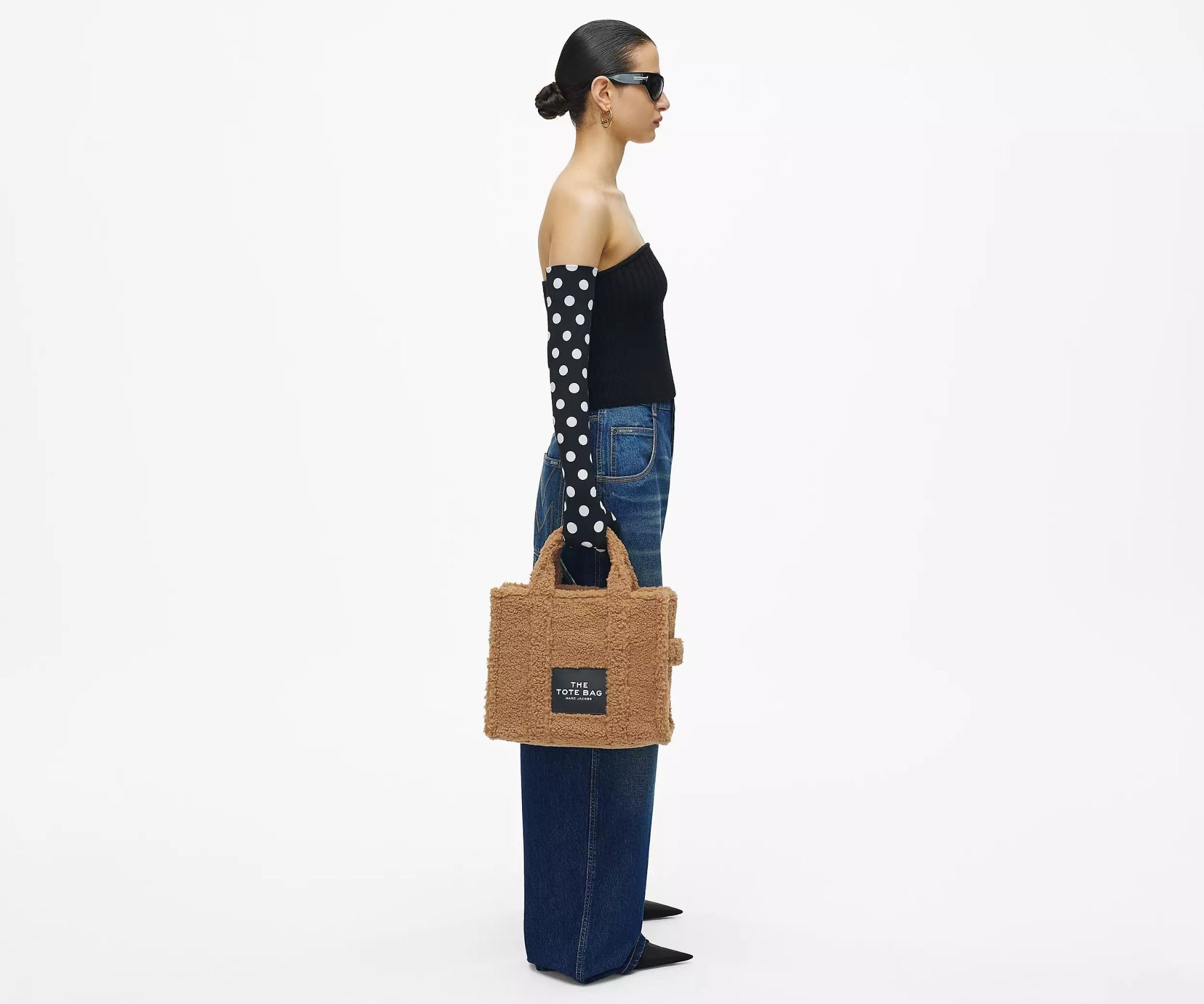  Túi Nữ Marc Jacobs Teddy Medium Tote Bag 'Camel' 
