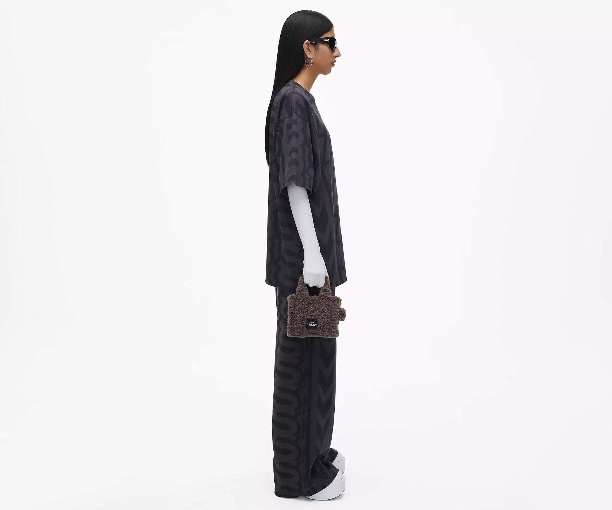  Túi Nữ Marc Jacobs Teddy Mini Tote Bag 'Grey' 
