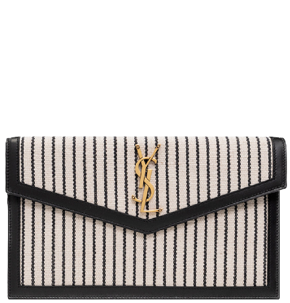  Ví Nữ Saint Laurent Uptown Pouch 'Cream' 