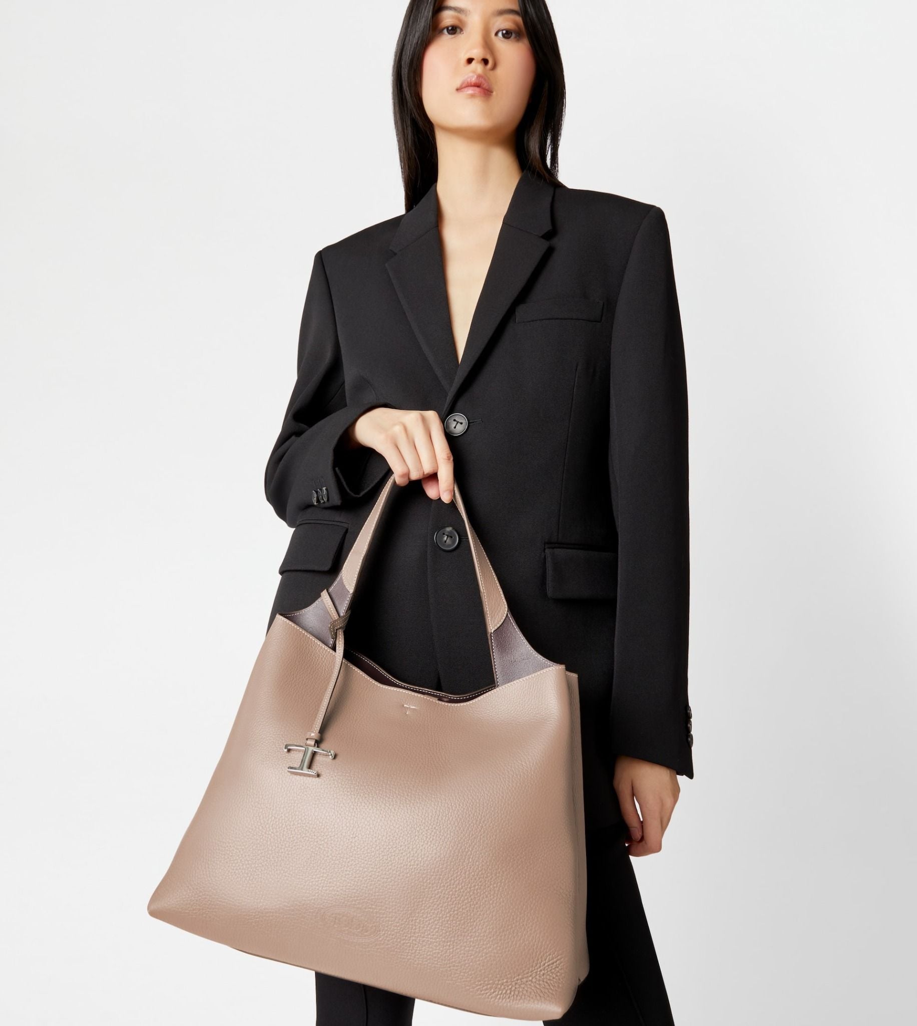  Túi Nữ Tod's Bag Leather Medium 'Pink' 