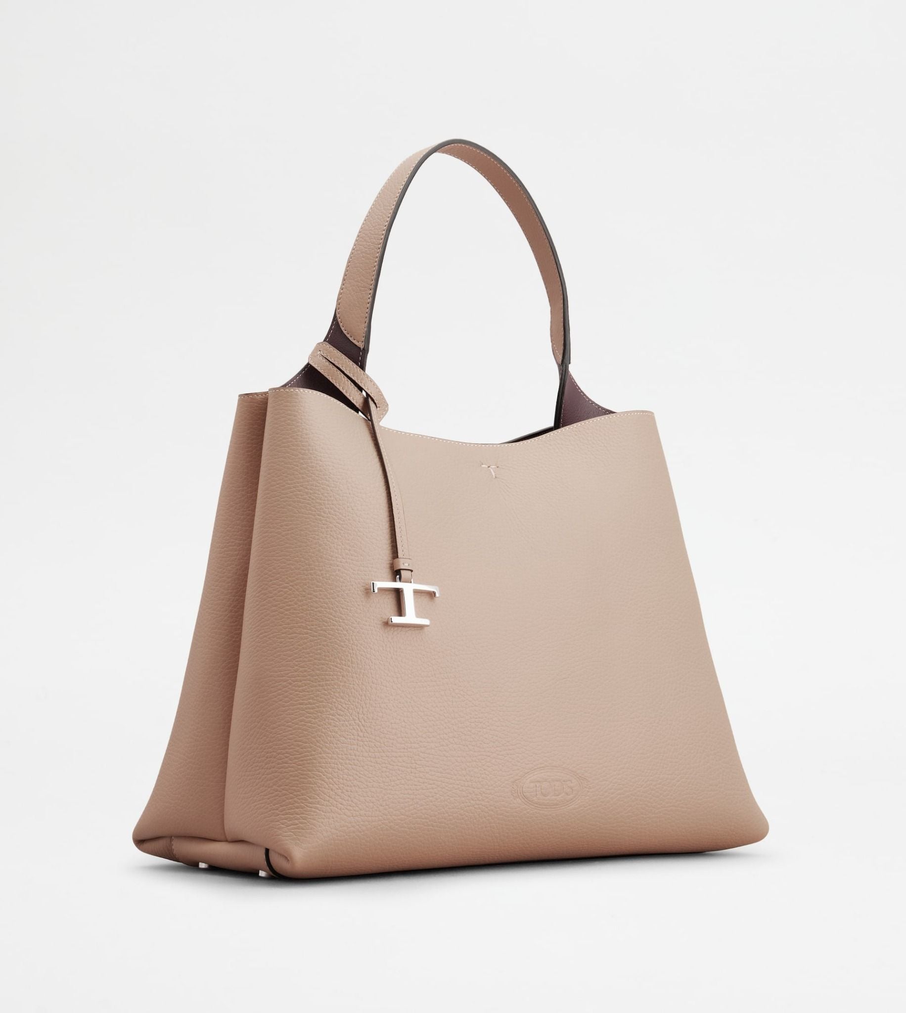  Túi Nữ Tod's Bag Leather Medium 'Pink' 