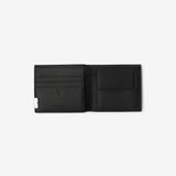  Ví Nam Burberry B Cut Bifold Coin Wallet 'Black' 