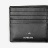  Ví Nam Burberry Check Bifold Coin Wallet 'Beige' 