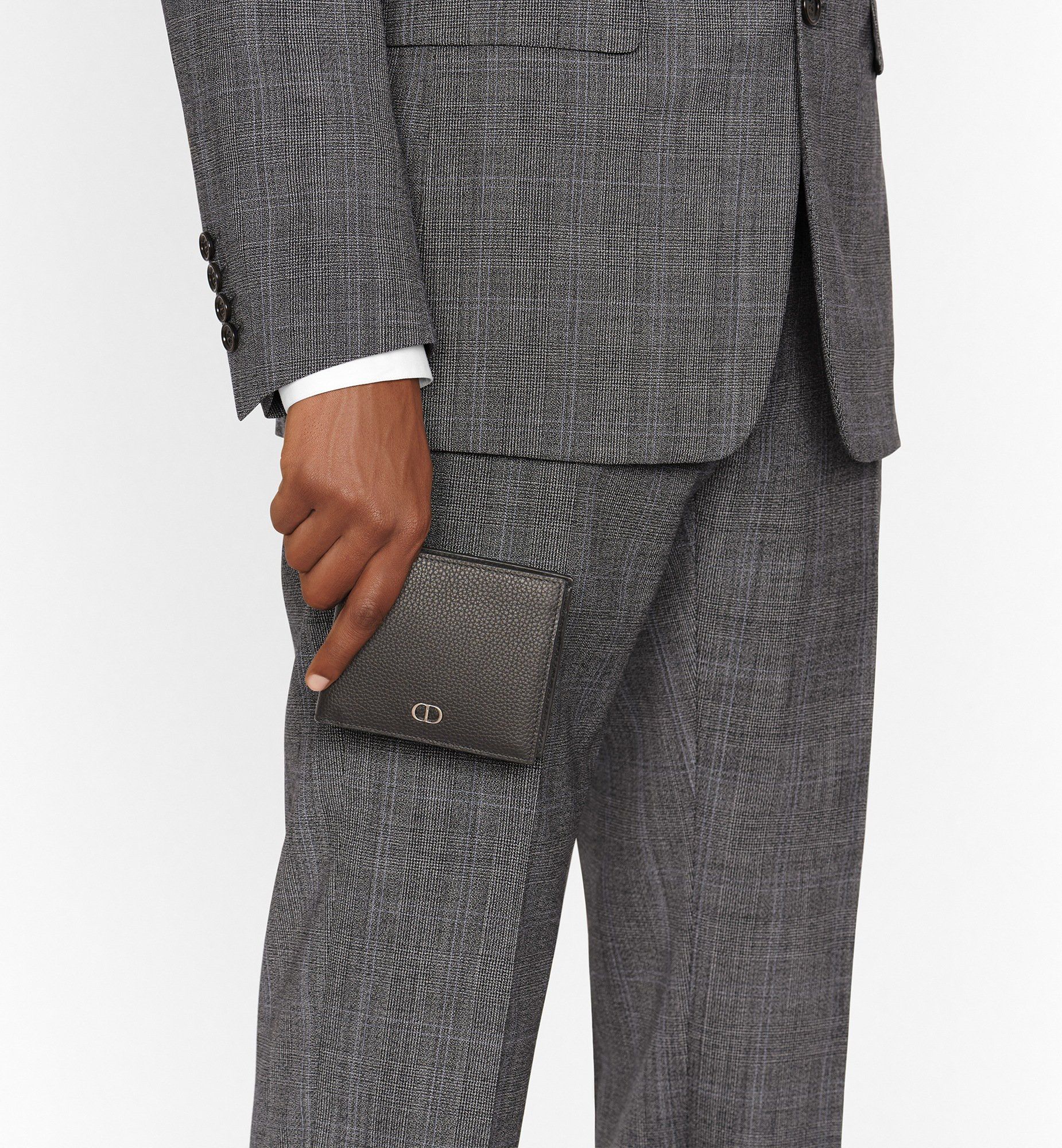  Ví Nam Dior CD Icon Bifold Wallet 'Black' 