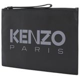  Ví Nam Kenzo Logo Shared Clutch 'Black' 