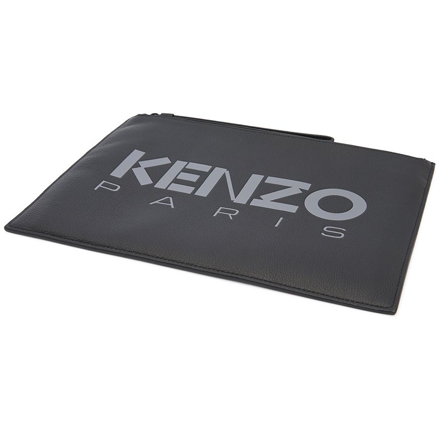  Ví Nam Kenzo Logo Shared Clutch 'Black' 