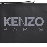  Ví Nam Kenzo Logo Shared Clutch 'Black' 