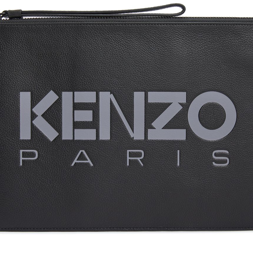  Ví Nam Kenzo Logo Shared Clutch 'Black' 