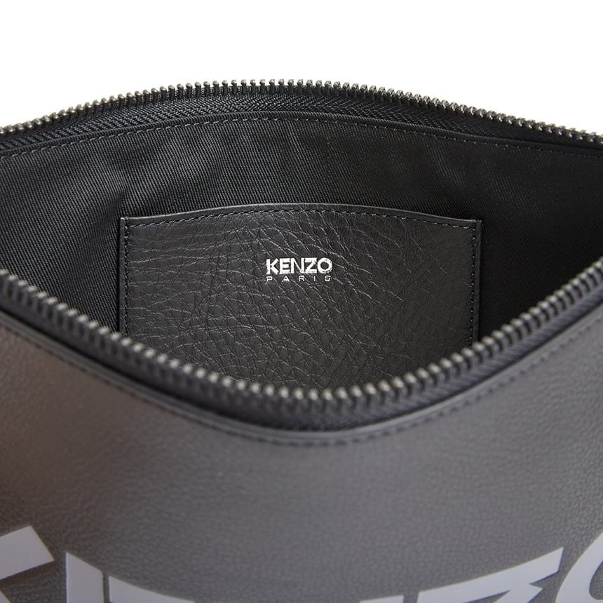 Ví Nam Kenzo Logo Shared Clutch 'Black' 