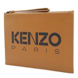  Ví Nam Kenzo Logo Shared Clutch 'Brown' 