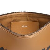  Ví Nam Kenzo Logo Shared Clutch 'Brown' 