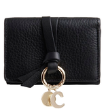  Ví Nữ Chloe Mini Alphabet Tri-Fold 'Black' 