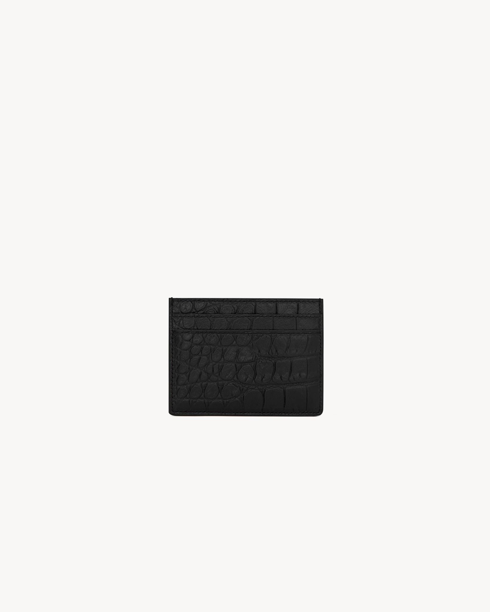  Ví Saint Laurent Credit Card Case 'Black' 