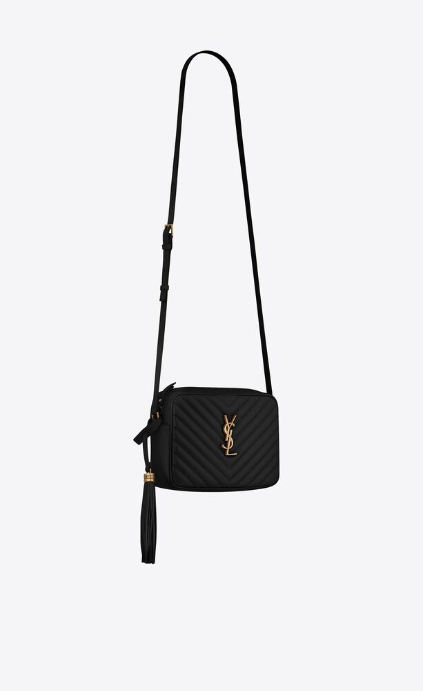  Túi Nữ Saint Laurent Lou Camera Bag 'Gold Black' 