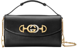  Túi Gucci Ladies Black Zumi Smooth Leather Mini Shoulder Bag 