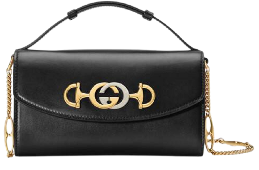  Túi Gucci Ladies Black Zumi Smooth Leather Mini Shoulder Bag 