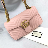  Túi Nữ Gucci GG Marmont Matelasse Shoulder Bag 'Pink' 