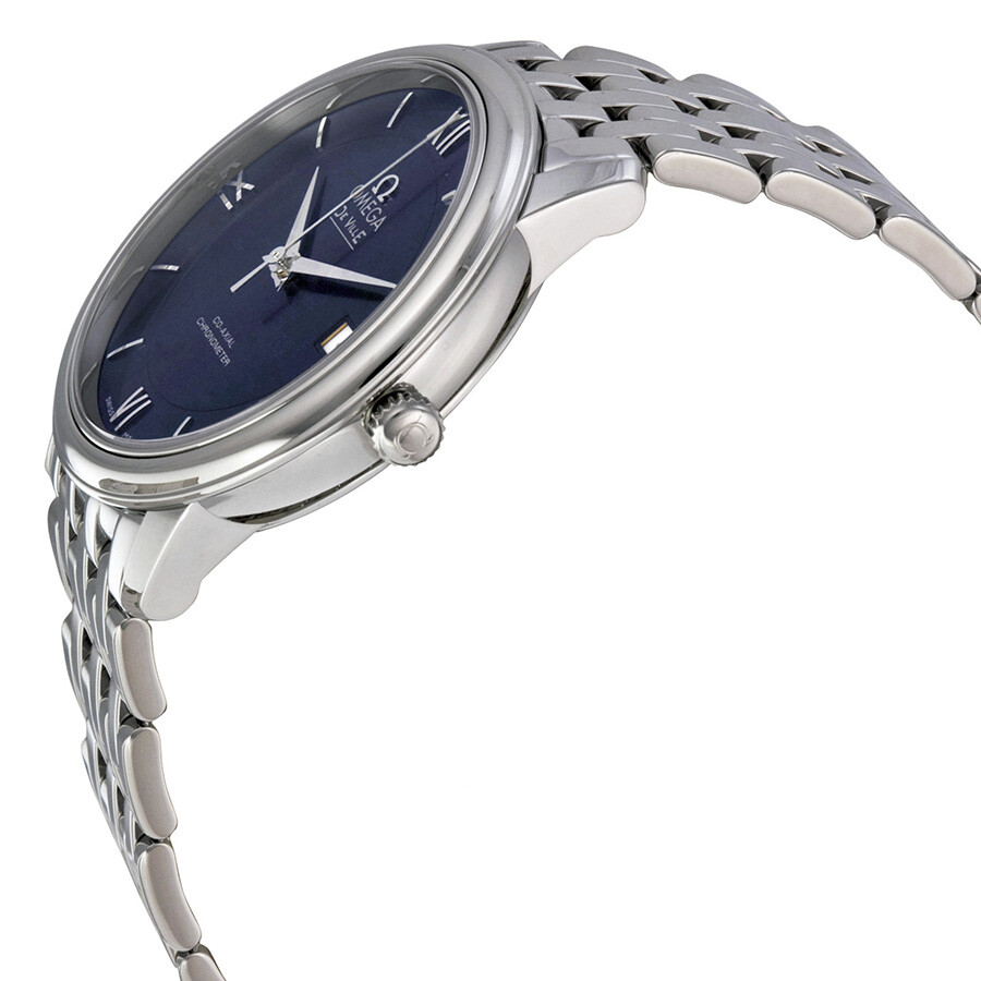  Đồng Hồ Nam OMEGA De Ville Prestige 'Blue' Dial 