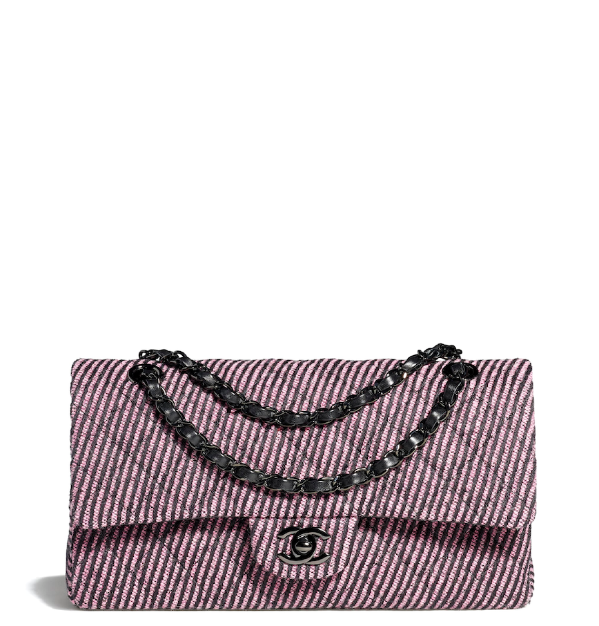  Túi Nữ Chanel Classic Handbag 'Pink Black' 