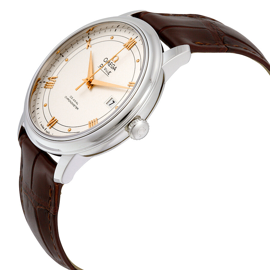  Đồng Hồ Nam  OMEGA De Ville Prestige Silver Dial 