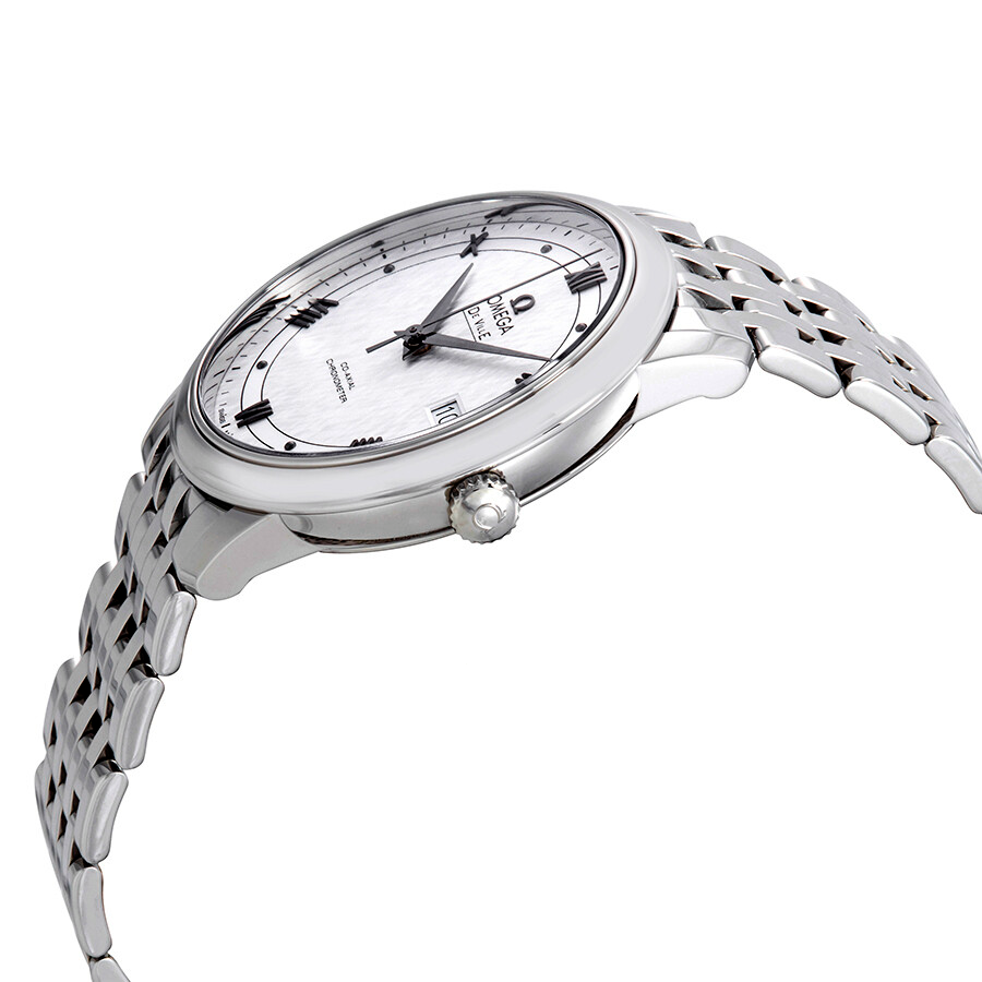  Đồng Hồ Nam OMEGA De Ville Automatic Silvery White Dial 