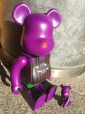  Mô hình Bearbrick Guess Sport Jersey 100% & 400% Purple 