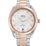  Đồng Hồ Omega Aqua Terra Automatic Diamond White Dial Ladies 