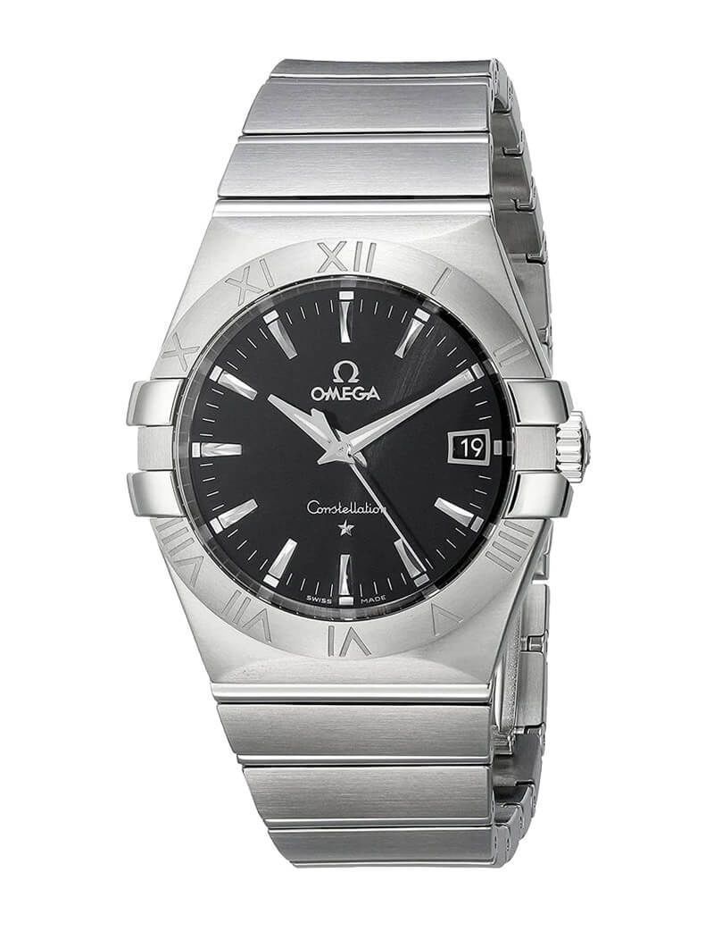  Đồng Hồ Nữ Omega Constellation Quartz Black Dial Ladies 