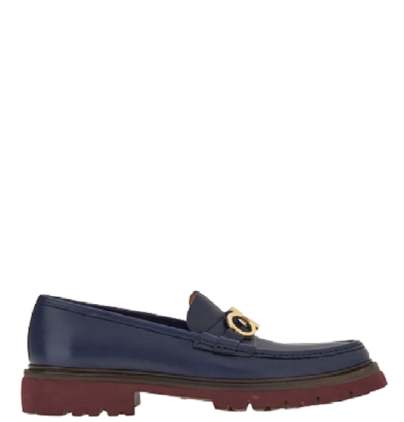  Giày Salvatore Ferragamo Nam Gancini Loafer 'Marine Blue' 