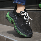  Giày Nam Balenciaga Triple S Sneaker 'Black Yellow Fluo' 