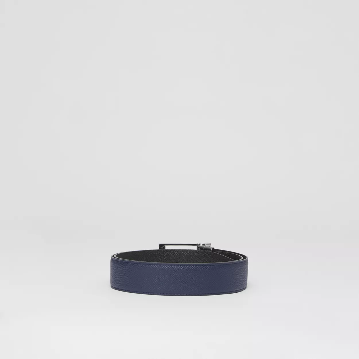  Thắt Lưng Nam Burberry Reversible Grainy Leather Belt 'Navy Black' 