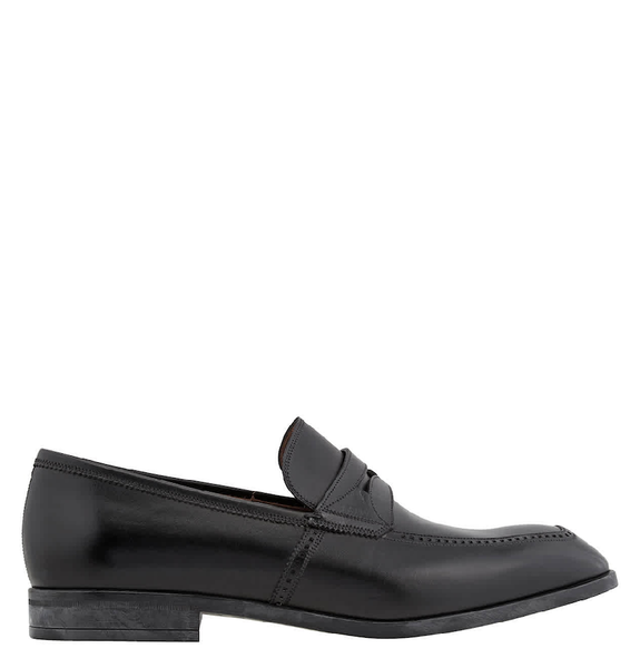  Giày Nam Bally Larso Leather Penny Loafers 'Black' 