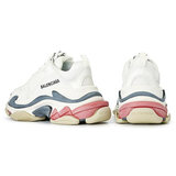  Giày Nữ Balenciaga Triple S Low 'White-Red' 