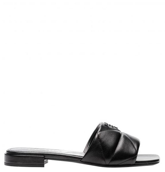  Dép Prada Nữ Logo Quilting 'Black' 