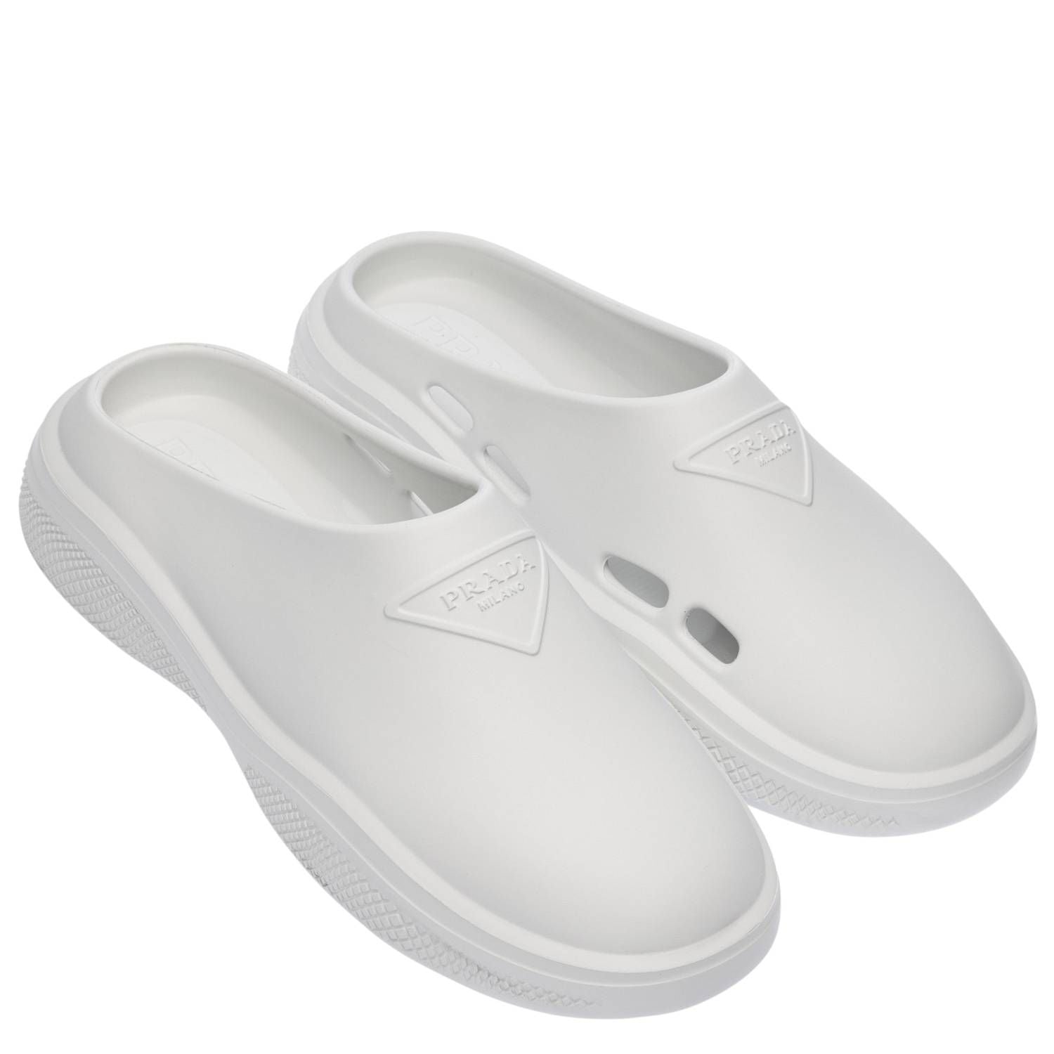  Giày Nữ Shoes Prada Mules SS22 'Strech Mellow' 